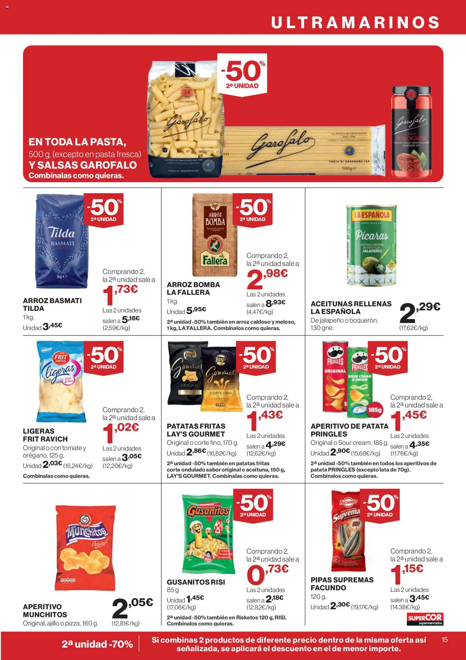Supercor Canarias │ válido desde el 07.01.2026 | Página: 15 | Productos: Arroz, Pasta