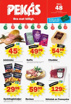 Pekås - erbjudanden - Förhandsvisning av reklamblad från butik Pekås aktuell från 24.11.2025
