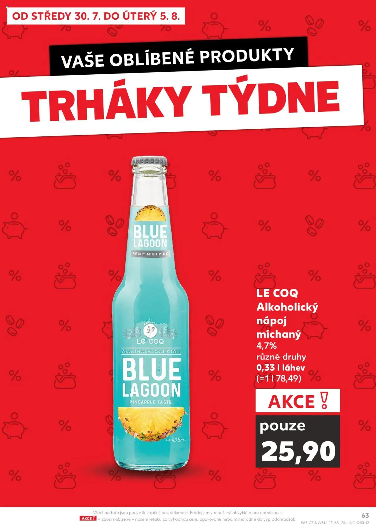 Kaufland leták - Liberec od 30.07.2025 | Strana: 63 | Produkty: Láhev