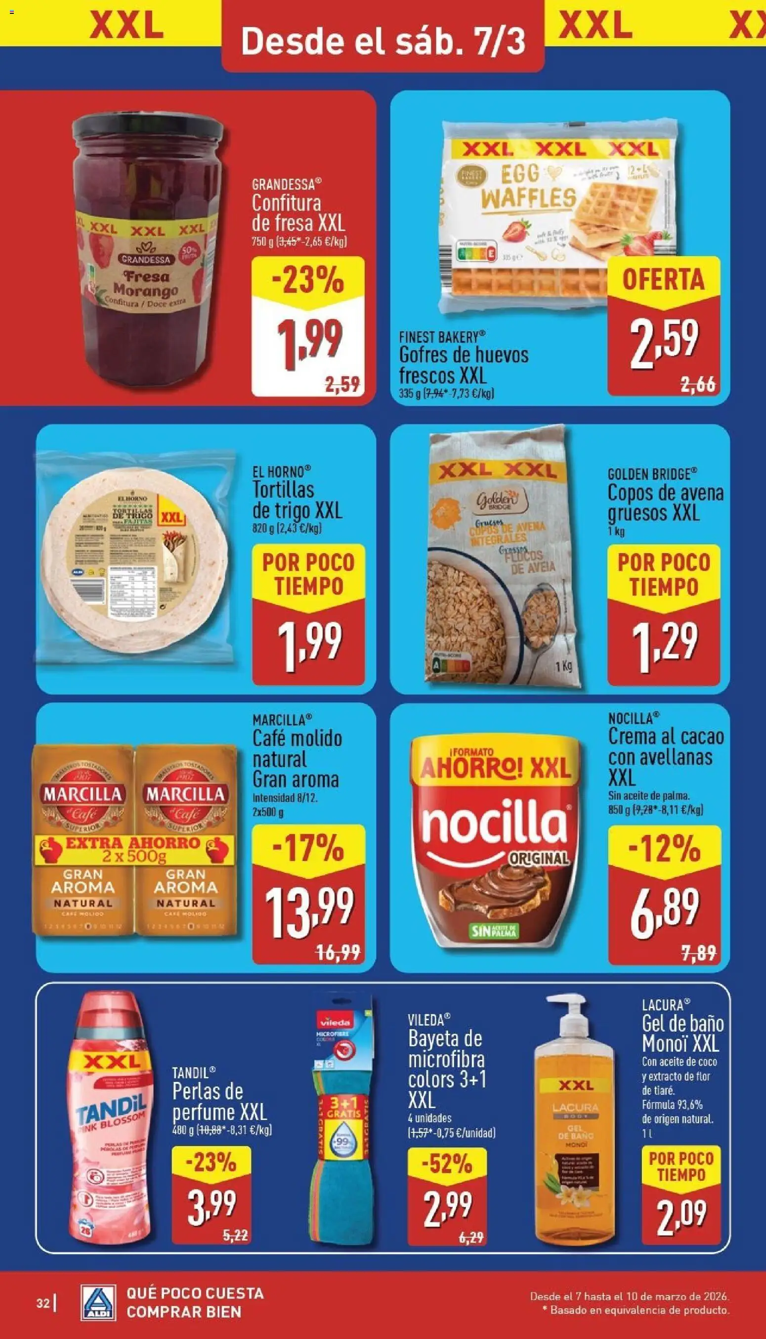 Aldi folleto Baleares │ válido desde el 02.03.2026 | Página: 32 | Productos: El horno, Τυρόπιτα, Café molido, Horno
