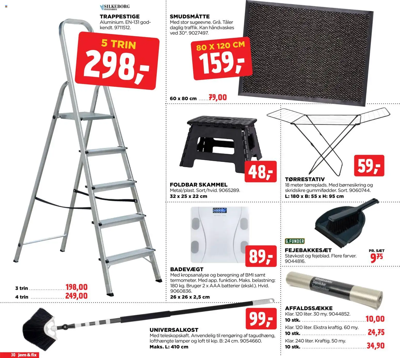 Jem & fix tilbudsavis – gyldig fra 01.03.2026 | Side: 30 | Produkter: Skammel, Batterier