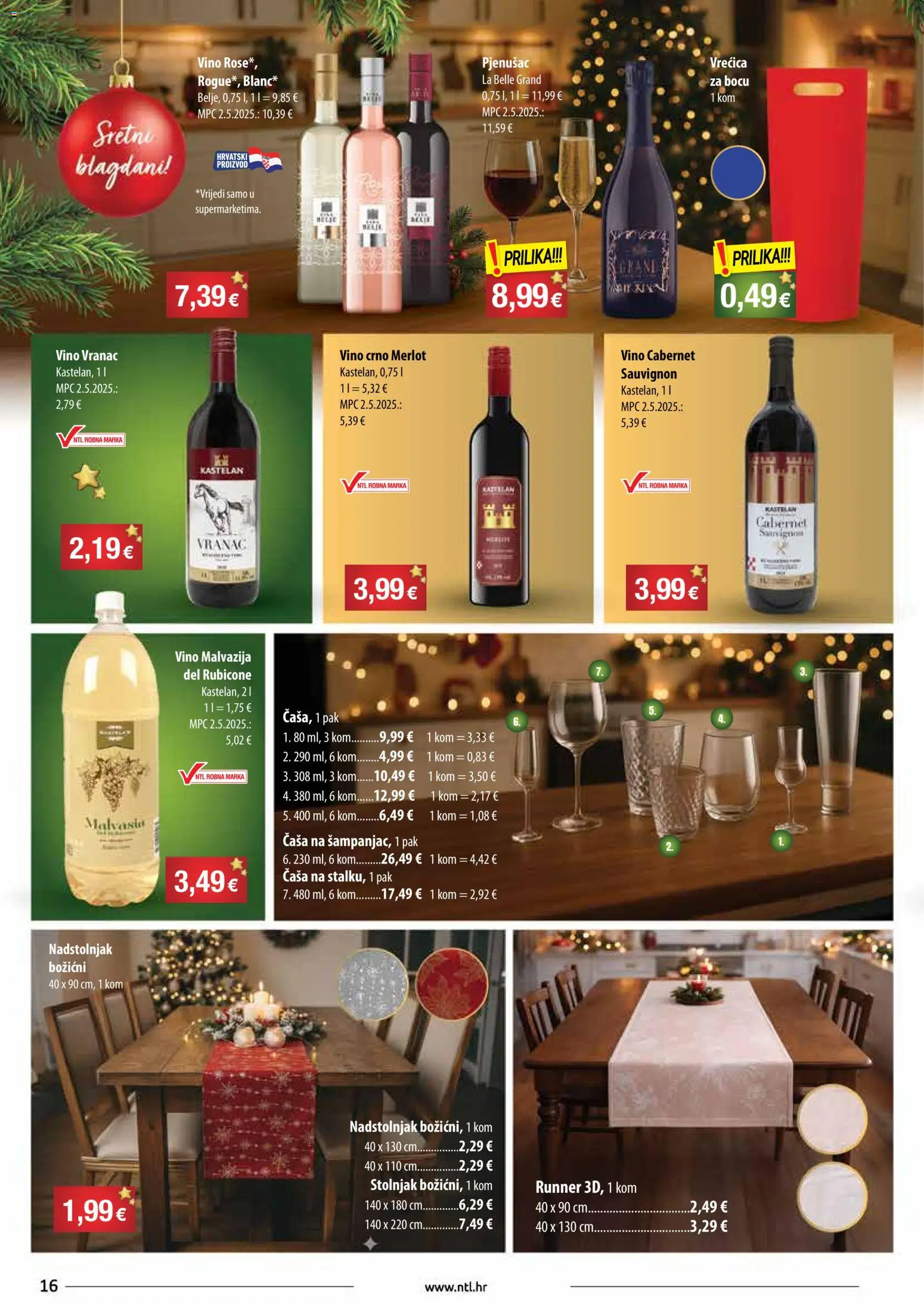 NTL katalog | vrijedi od 17.12.2025 | Stranica: 16 | Proizvodi: Vino, Stolnjak