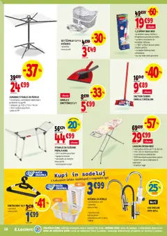 E.leclerc katalog │ velja od 27.08.2025 | Stran: 38 | Izdelki: Likalna deska, Košara, Prevleka, Kos