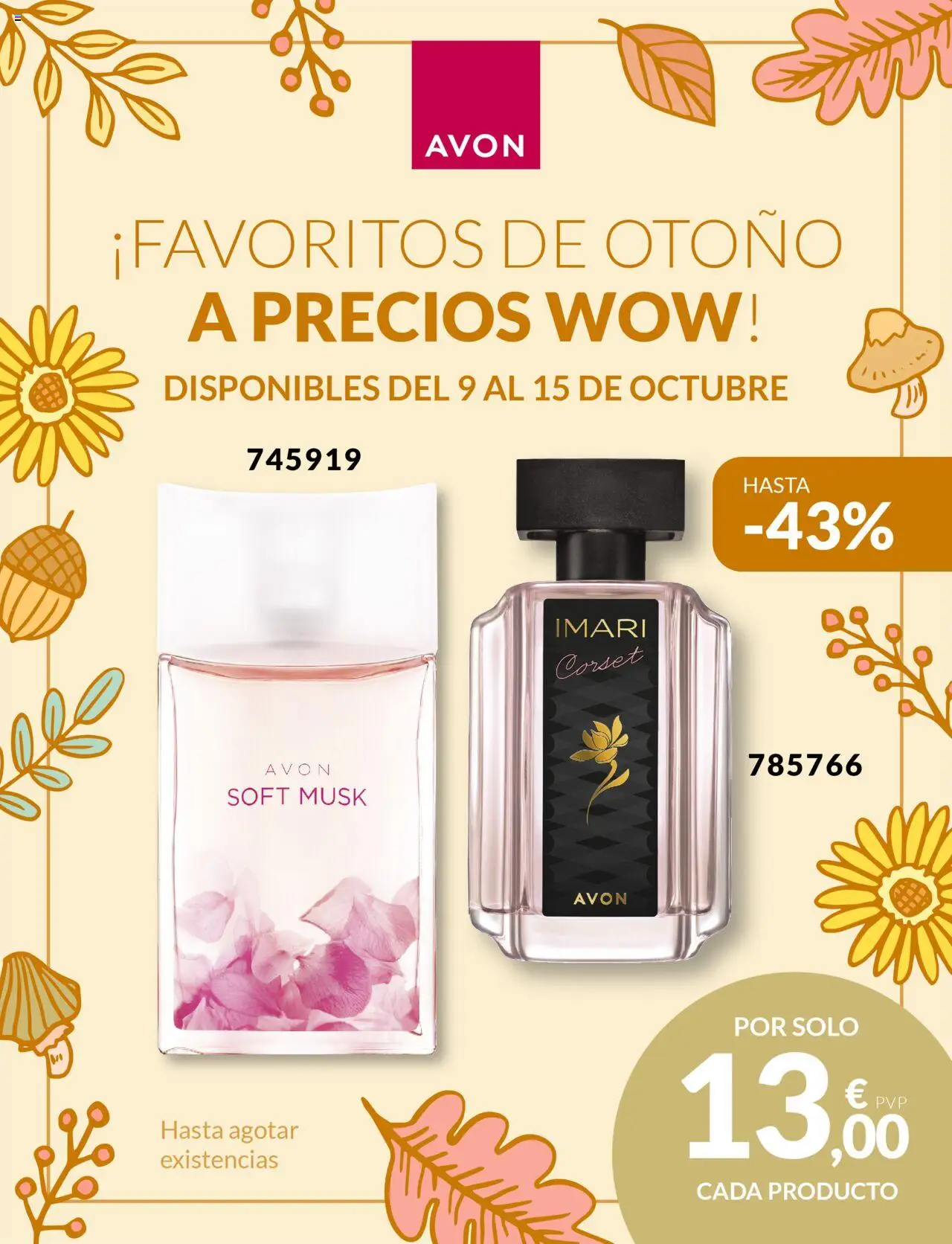 Avon - Favoritos de otoño │ válido desde el 09.10.2025 | Página: 3 | Productos: Eau de toilette, Eau de parfum