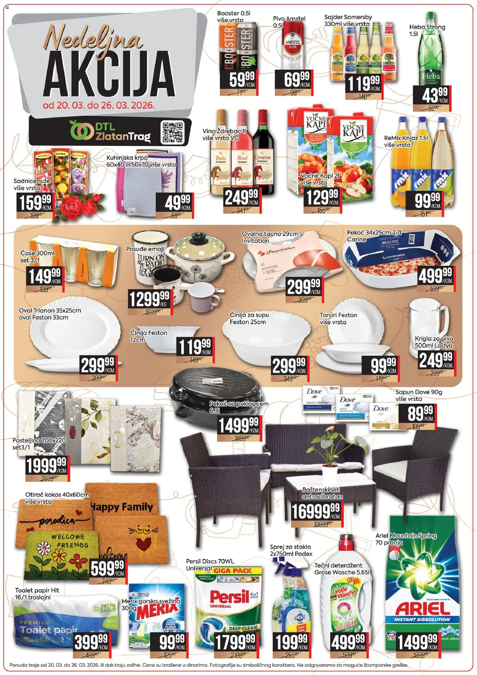 Zlatan Trag katalog - važi od 20.03.2026 | Strana: 2 | Proizvode: Mango, Pivo, Dove, Pekač