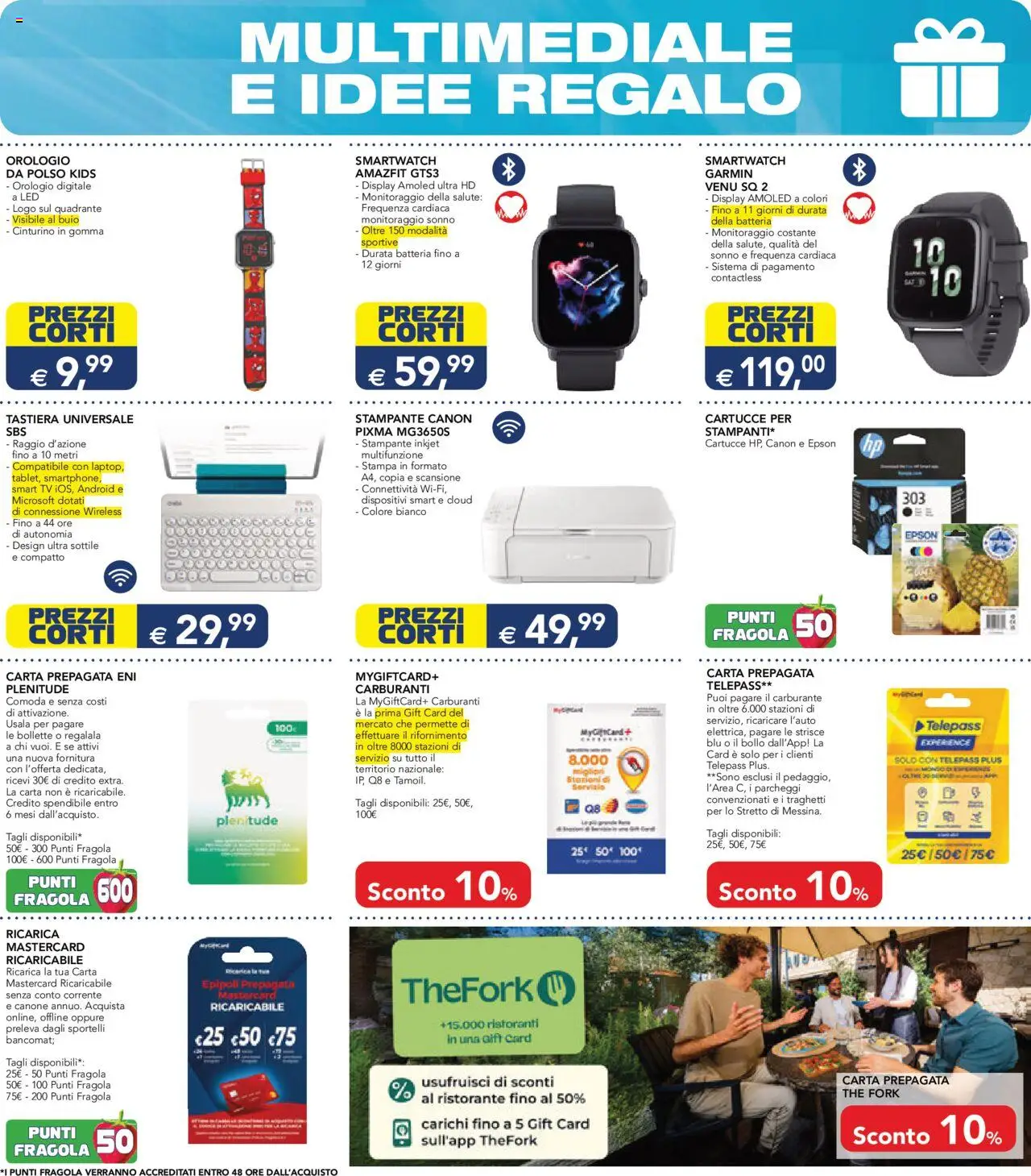 Volantino Esselunga S del 28.08.2025 | Pagina: 5 | Prodotti: The, Orologio, Tastiera, Batteria