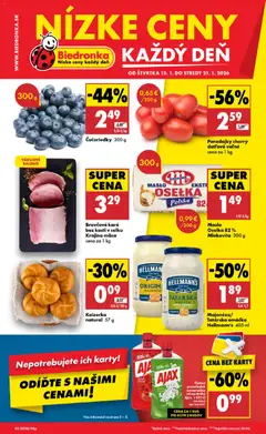 Biedronka leták platný od 15.01.2026