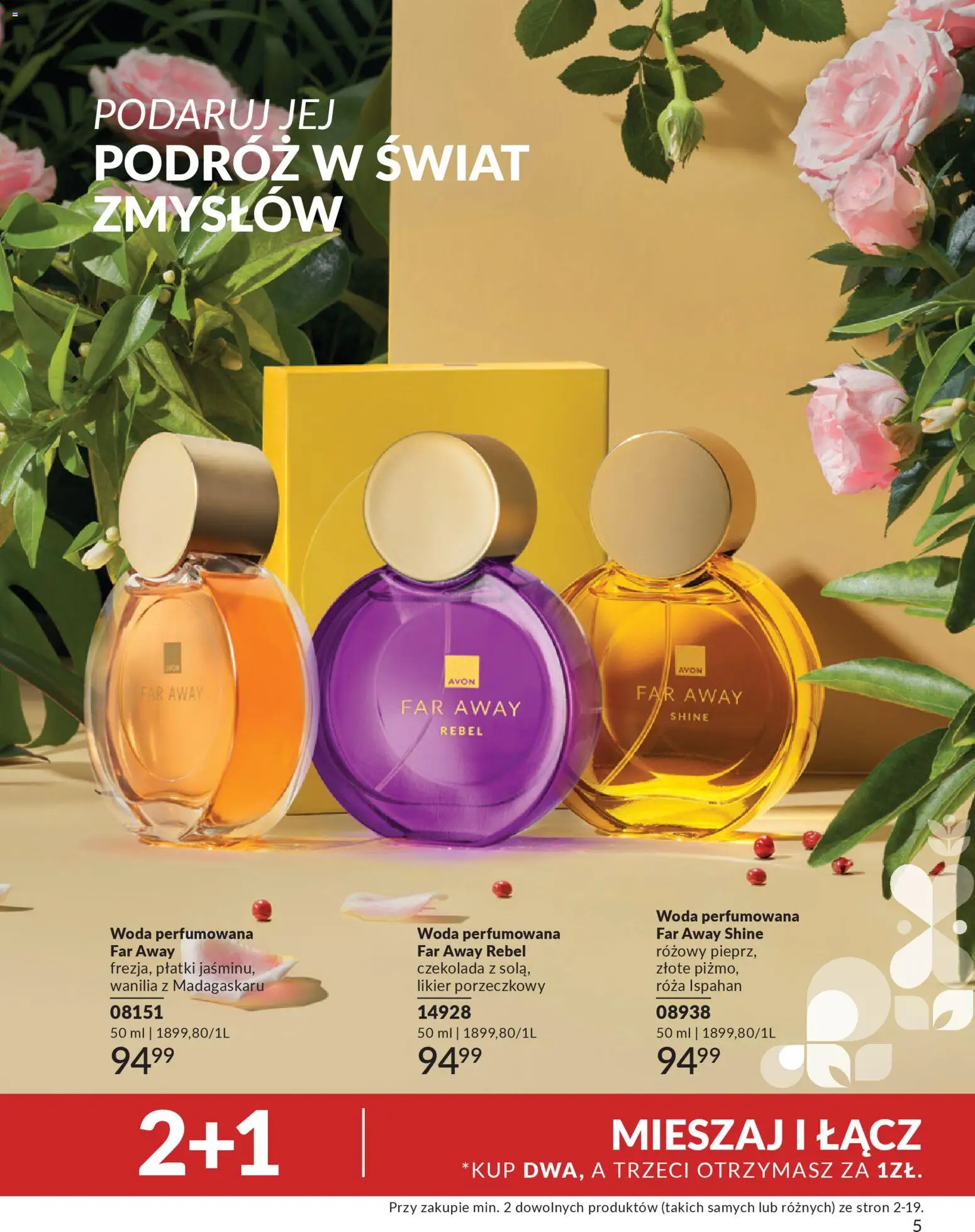 Avon Katalog mini od 16.02.2026 | Strona: 5 | Produkty: Czekolada, Płatki, Woda