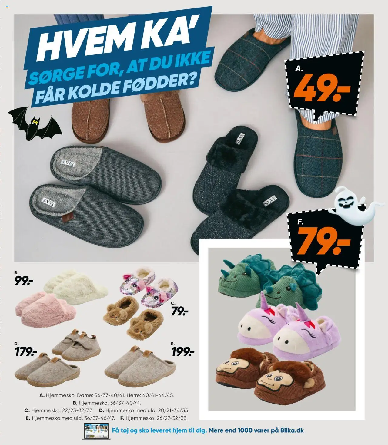 Bilka tilbudsavis – gyldig fra 10.10.2025 | Side: 44 | Produkter: Hjemmesko, Sko, Tøj