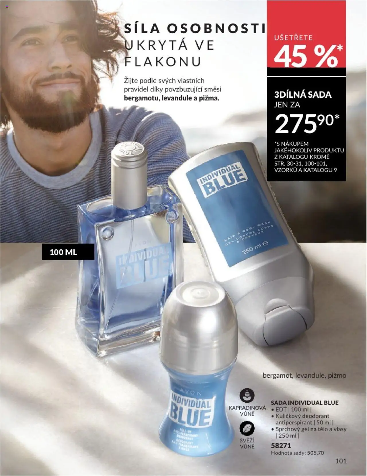 Avon katalog 8/2025 od 31.07.2025 | Strana: 101 | Produkty: Sprchový gel, Deodorant, Antiperspirant