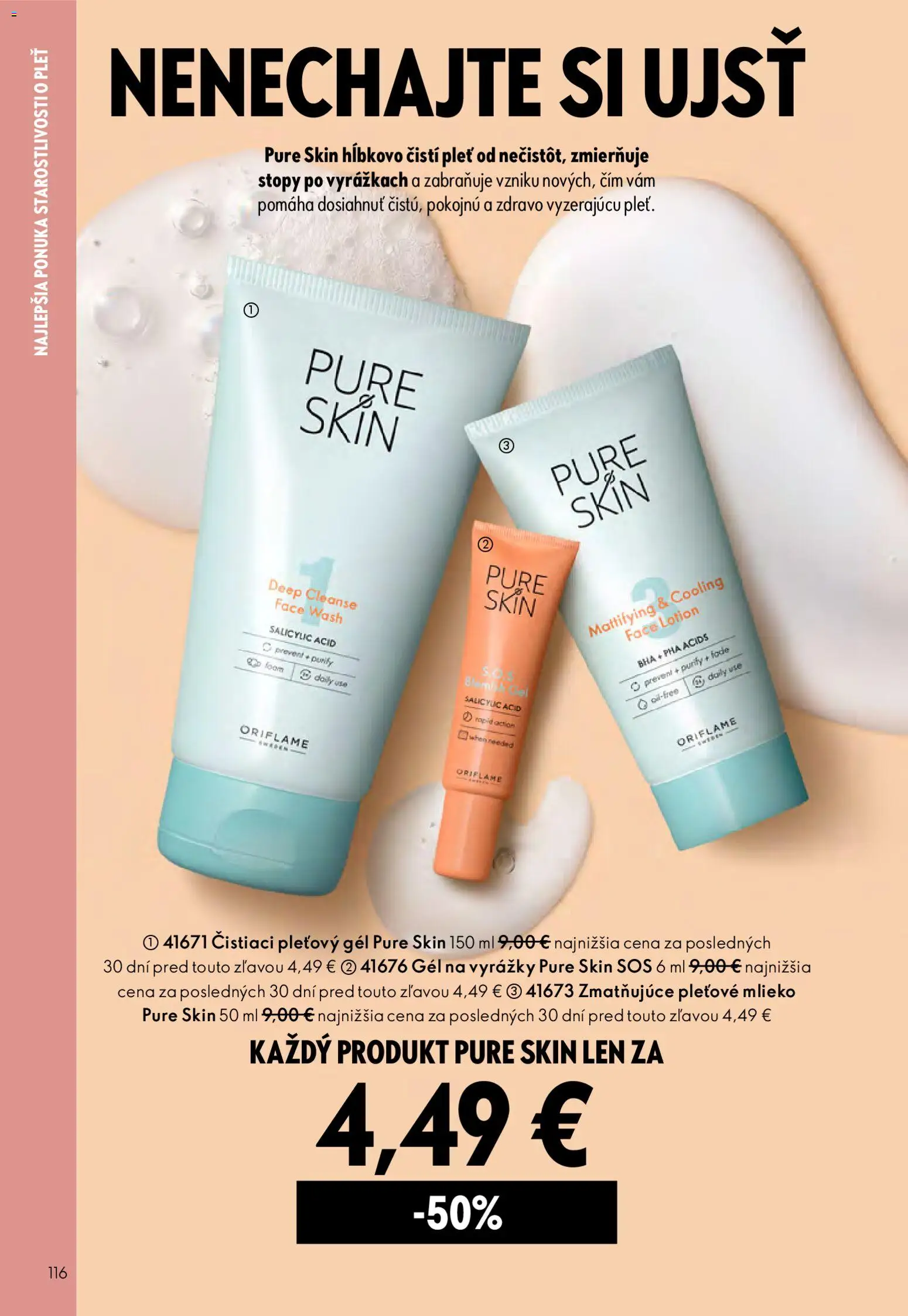 Nové Oriflame akcie – leták je platný od 06.05.2026 | Strana: 116 | Produkty: Mlieko