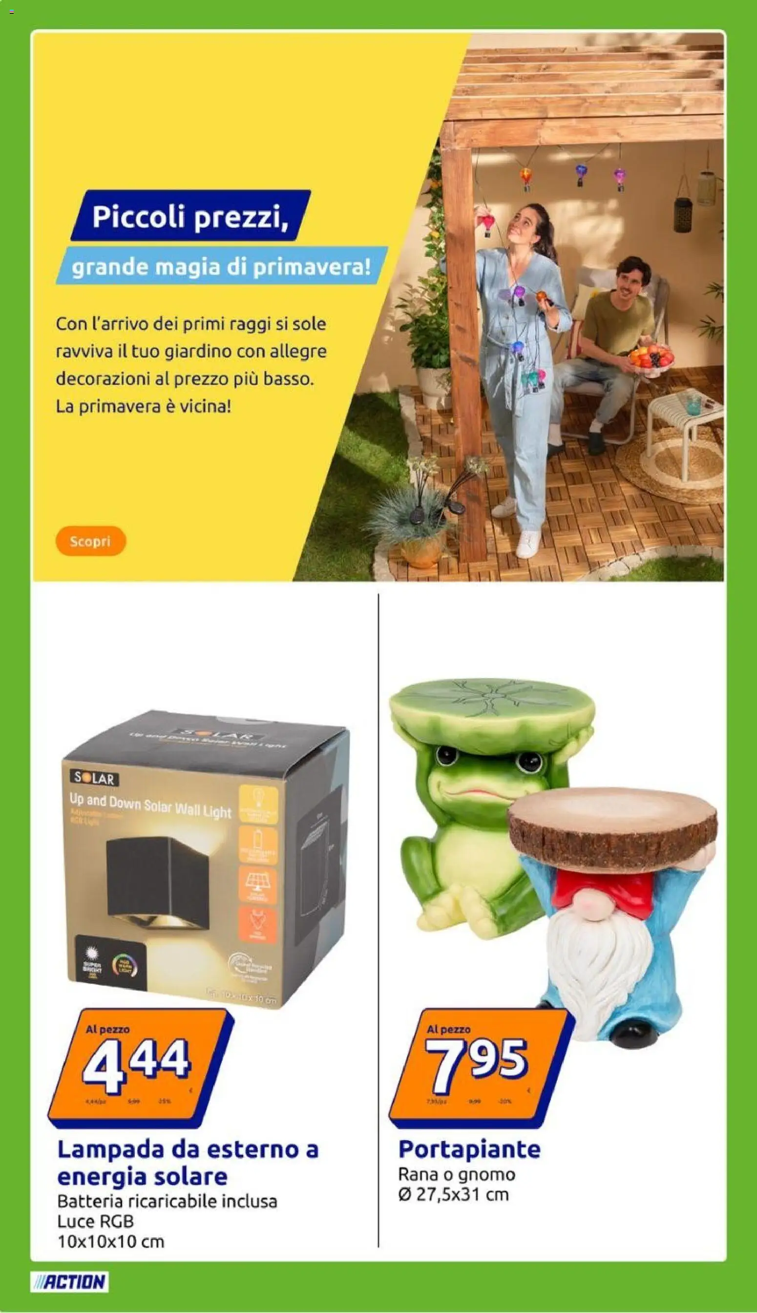 Volantino Action del 25.02.2026 | Pagina: 16 | Prodotti: Batteria, Lampada, Decorazioni