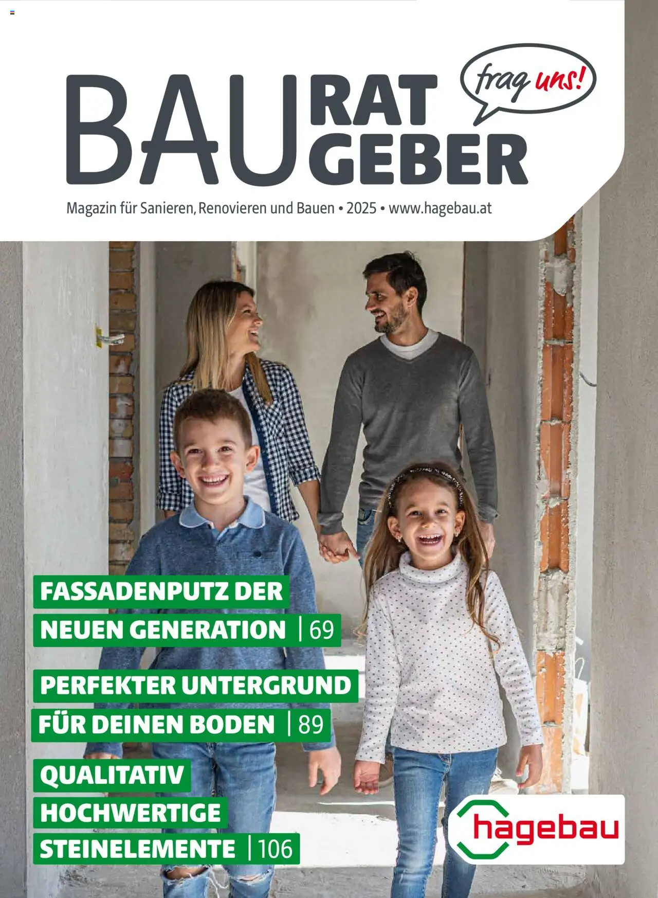 Hagebau Katalog Baurategeber gültig ab 07.04.2025 | Seite: 1