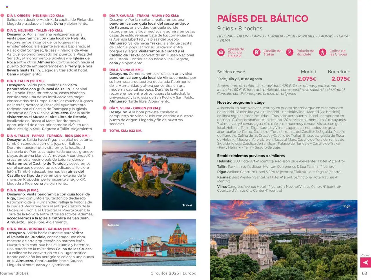 Viajes El Corte Inglés Circuitos exclusivos │ válido desde el 01.05.2025 | Página: 63 | Productos: Café, Té