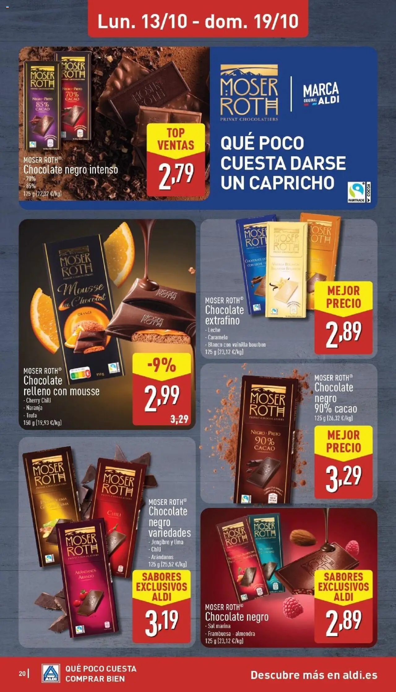 Aldi folleto Península │ válido desde el 13.10.2025 | Página: 20 | Productos: Lima, Mousse, Leche, Φρυγανιές σικάλεως