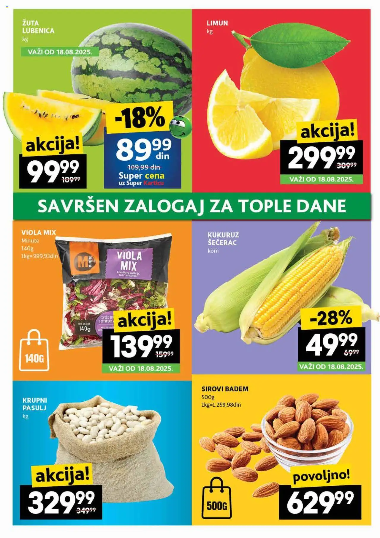 Roda katalog - važi od 14.08.2025 | Strana: 11 | Proizvode: Pasulj, Badem, Kukuruz, Limun