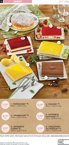Intermarché - Prévisualisation de 5 - ENTREMETS CITRON, La pièce, 550 g valide à partir de 01.04.2026 | Page: 26