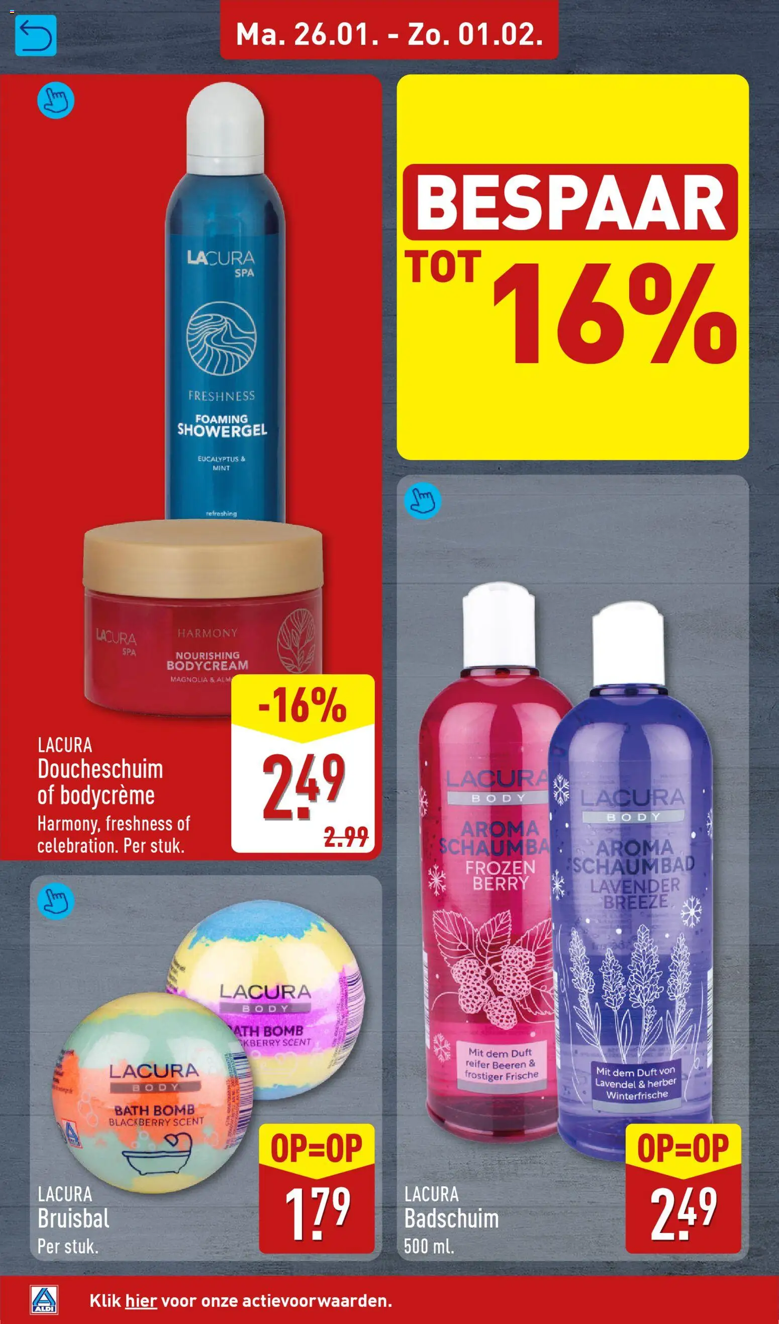 {H1} | Pagina: 16 | Producten: Badschuim