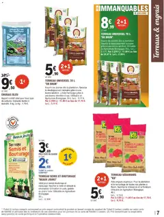 Brico E.Leclerc - Prévisualisation de Brico E.Leclerc catalogue valide à partir de 17.02.2026 | Page: 7 | Produits: Sac, Terreau Universel, Plantes, Terreau