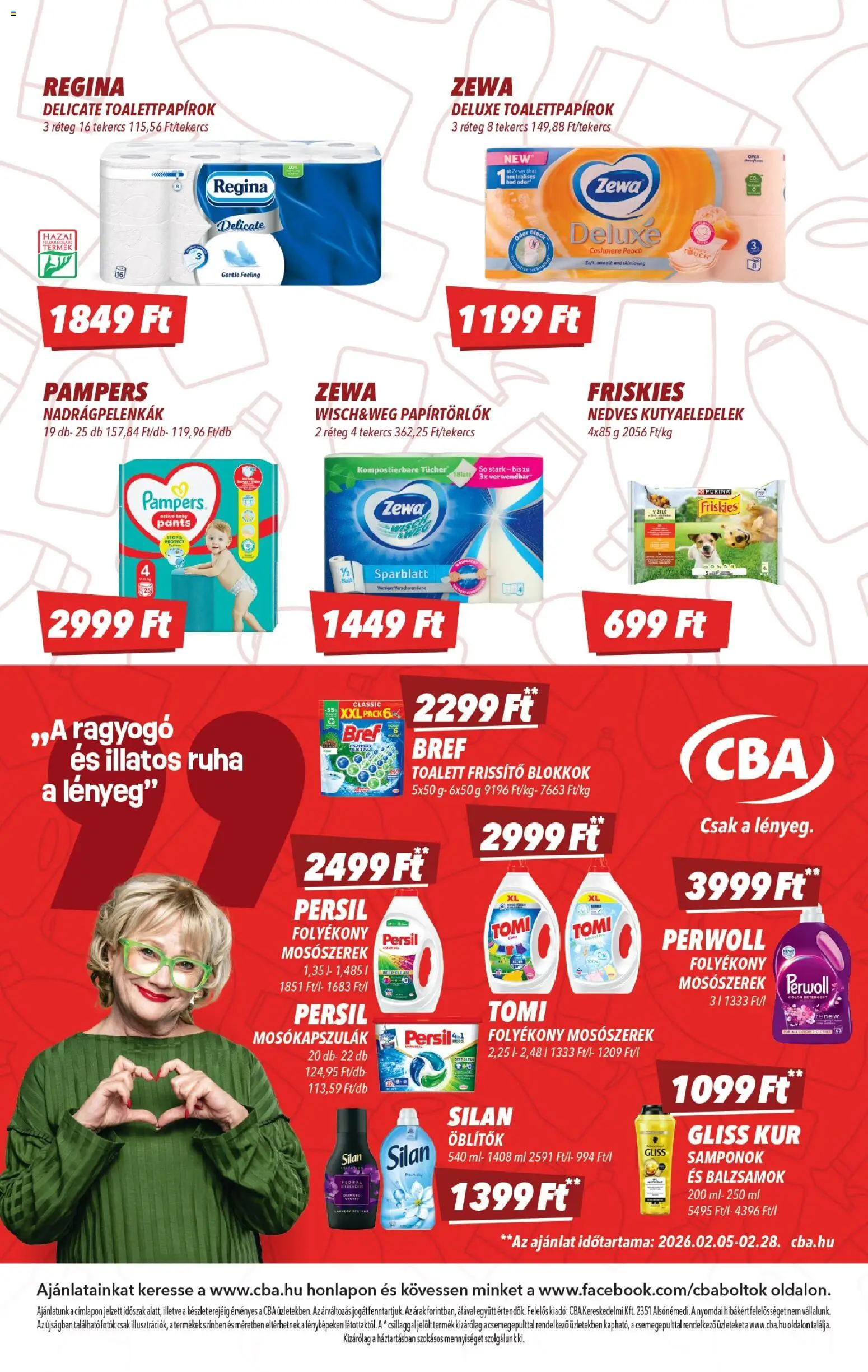 CBA akciós ujság - amely érvényes a következő dátumtól: 12.02.2026 | Oldal: 8