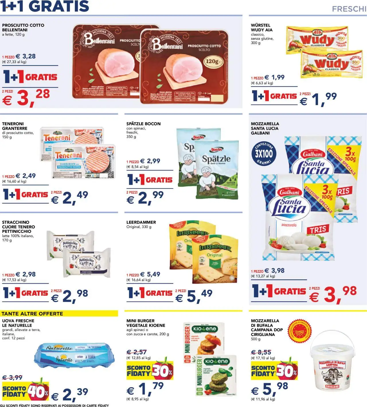Volantino Esselunga S del 28.08.2025 | Pagina: 2 | Prodotti: Prosciutto Cotto, Latte, Wurstel, Terra