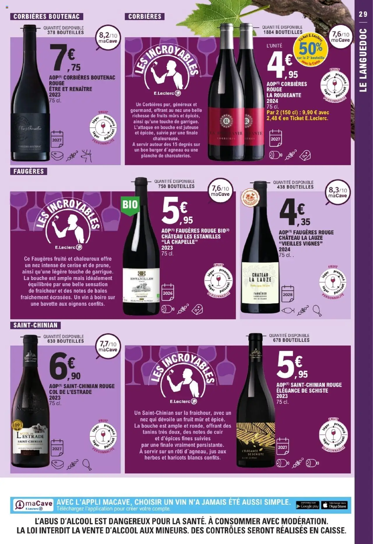  | Page: 29 | Produits: Jus, Vin, Bavette, Oignons