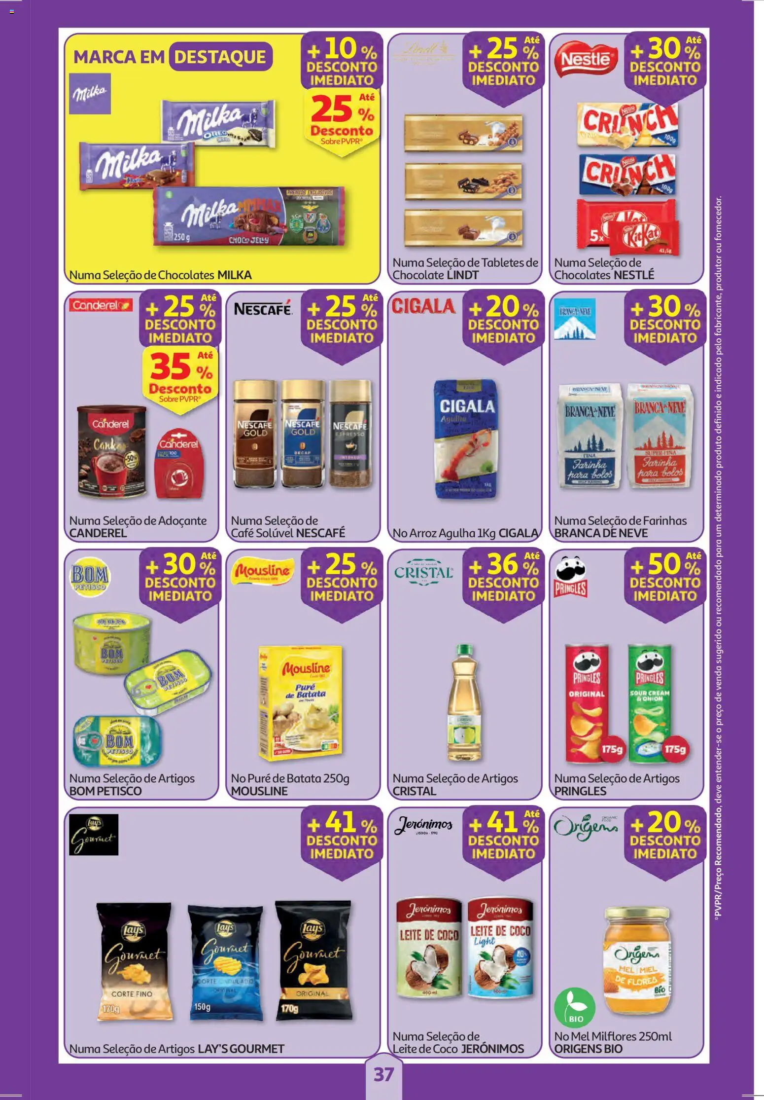 Auchan folheto │ válido de 11.12.2025 | Página: 37 | Produtos: Leite, Nestlé, Mel, Adoçante
