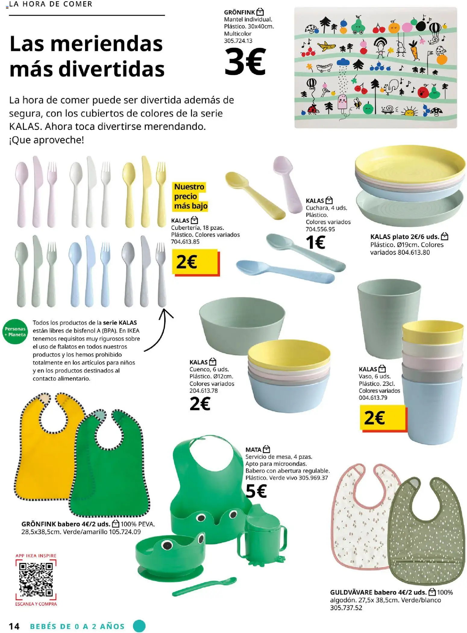 Catálogo IKEA  y los niños  │ válido desde el 06.03.2026 | Página: 14 | Productos: Mantel