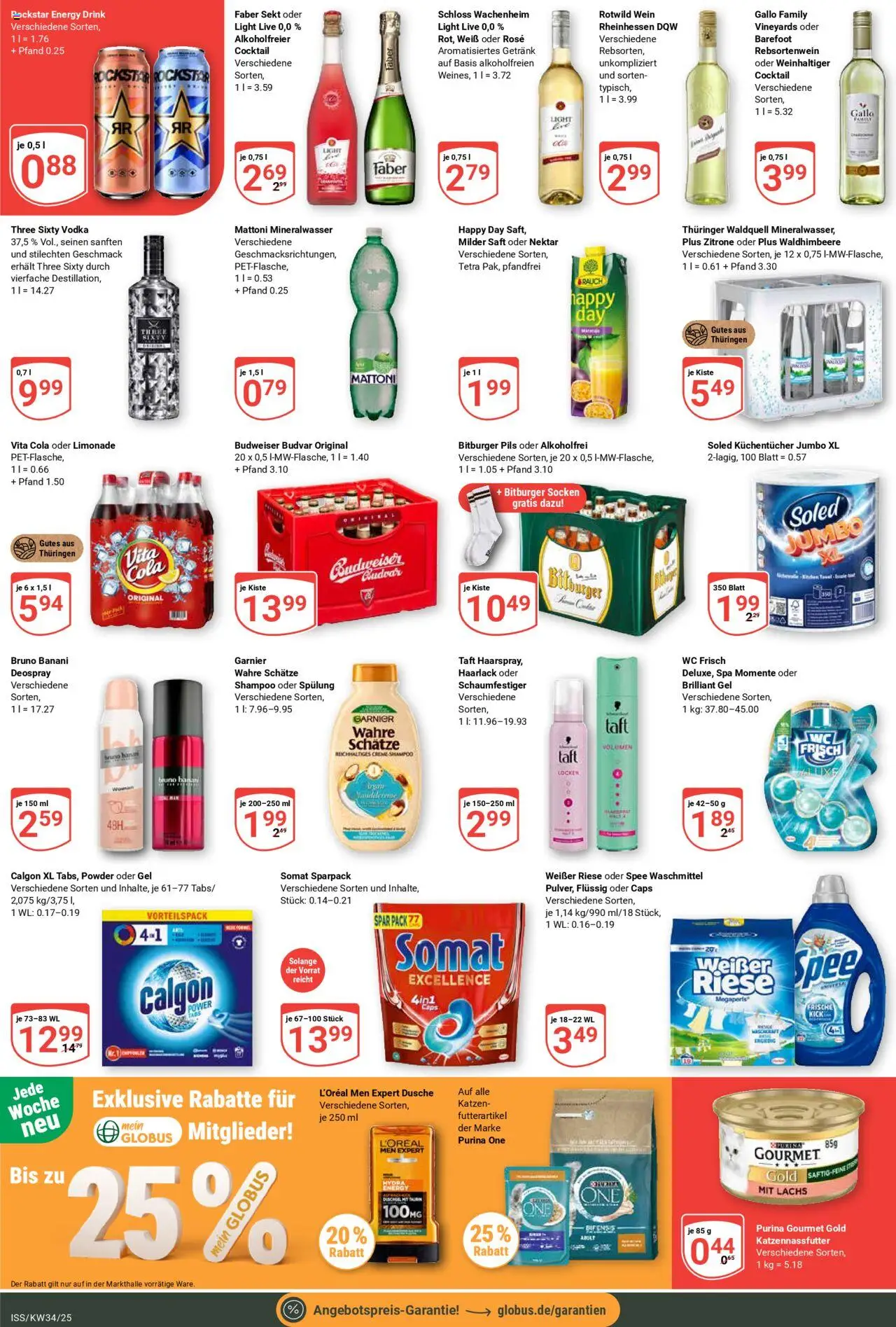 Globus Prospekt 	 - gültig ab dem 18.08.2025 | Seite: 4 | Produkte: Cola, Limonade, Creme, Zitrone