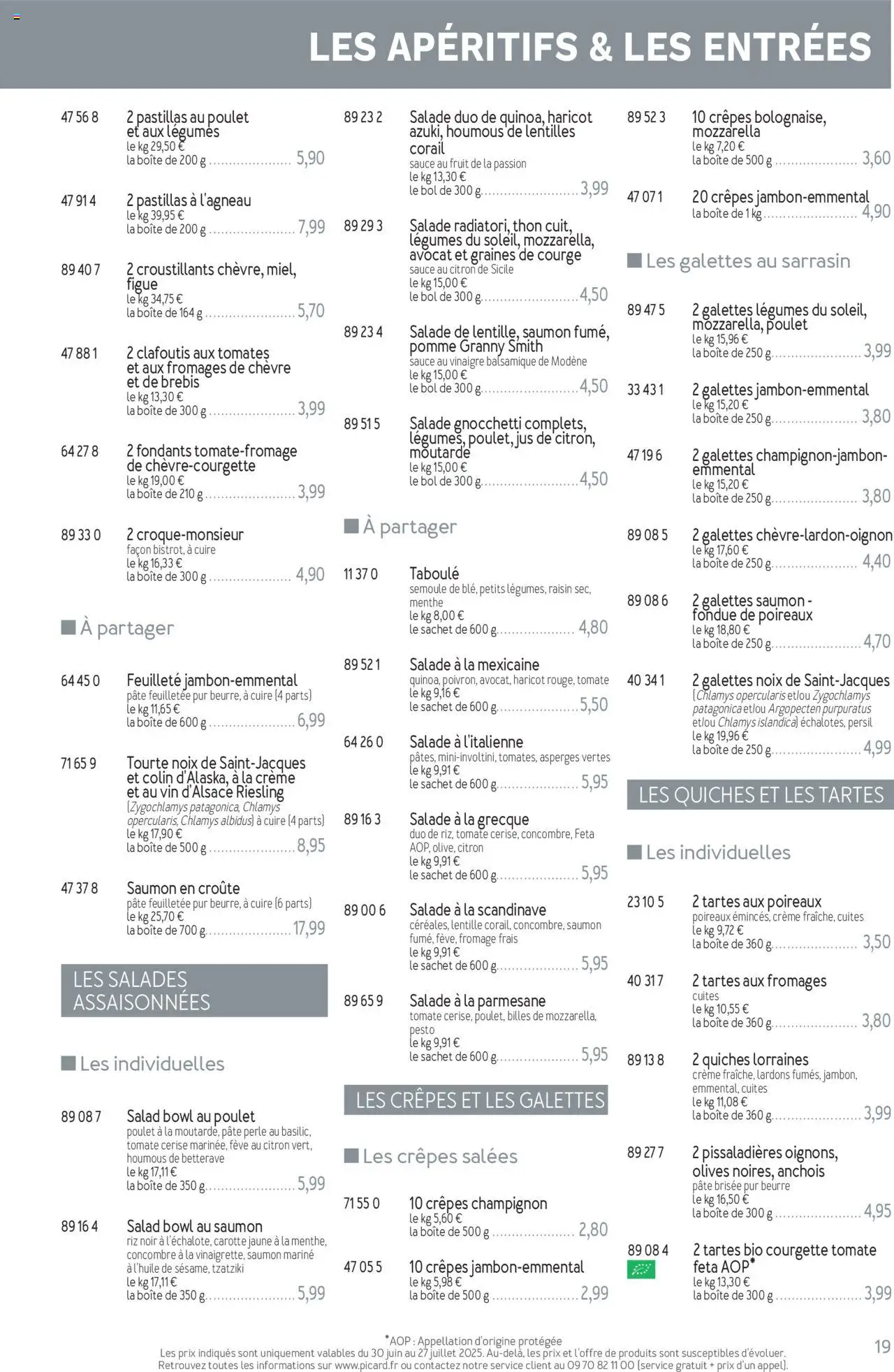  | Page: 19 | Produits: Concombre, Fève, Thon, Noix