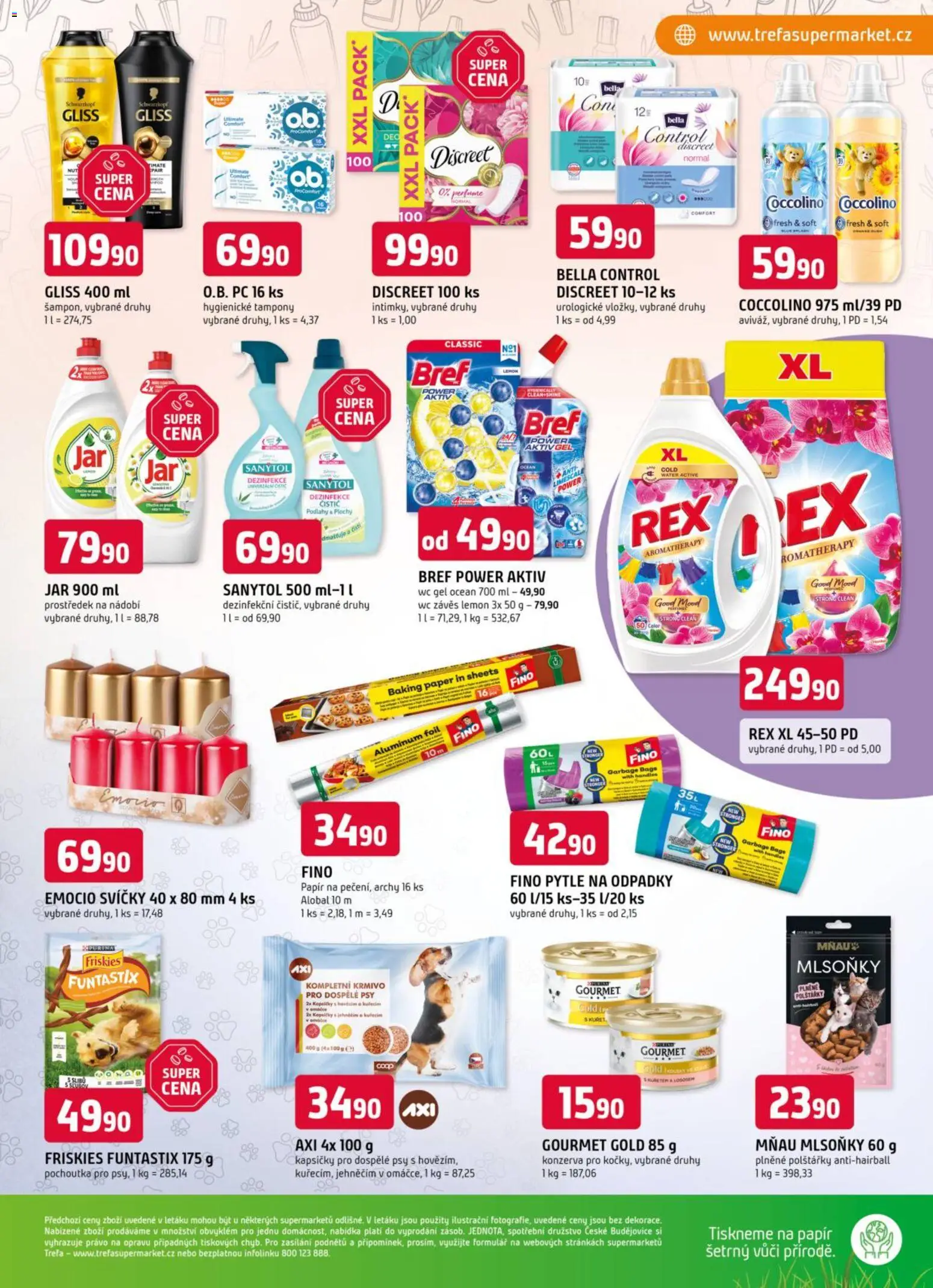 Trefa leták od 12.11.2025 | Strana: 11 | Produkty: Polštářky, Gourmet, Jar 900 ml, Sanytol