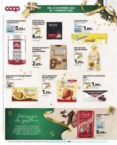 Anteprima del volantino Volantino COOP	 valido a partire dal 22.12.2025 | Pagina: 14 | Prodotti: Cioccolato, Biscotti, Data, Cioccolatini