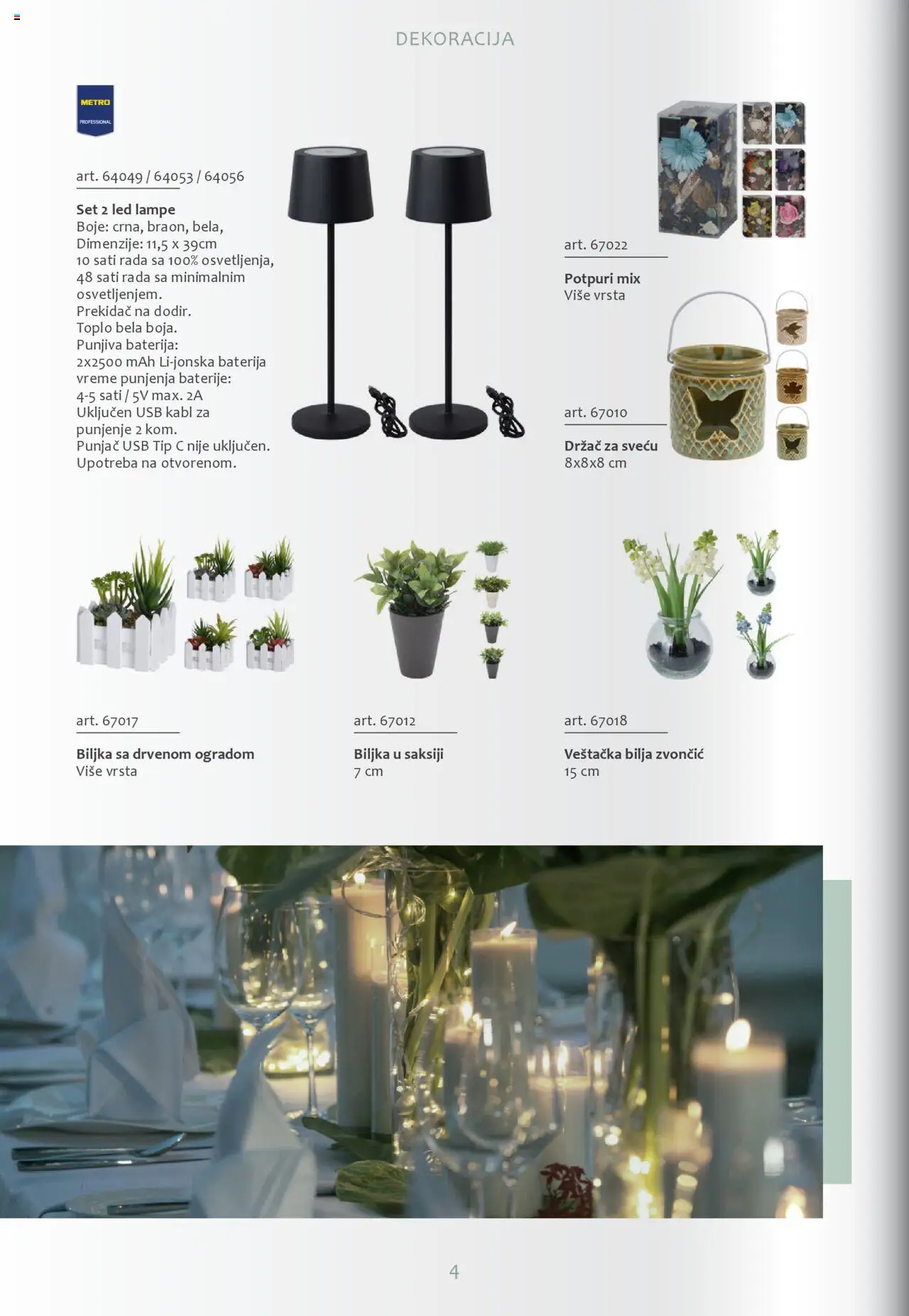 Metro katalog - važi od 30.08.2024 | Strana: 4 | Proizvode: Baterija, Kabl, USB