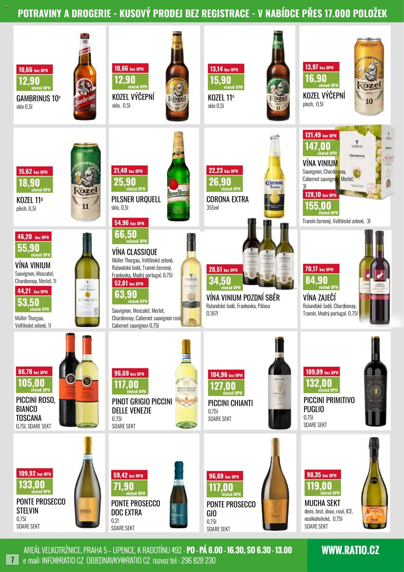 Ratio leták od 01.04.2026 | Strana: 8 | Produkty: Sekt, Mucha sekt, Cabernet Sauvignon, Drogerie