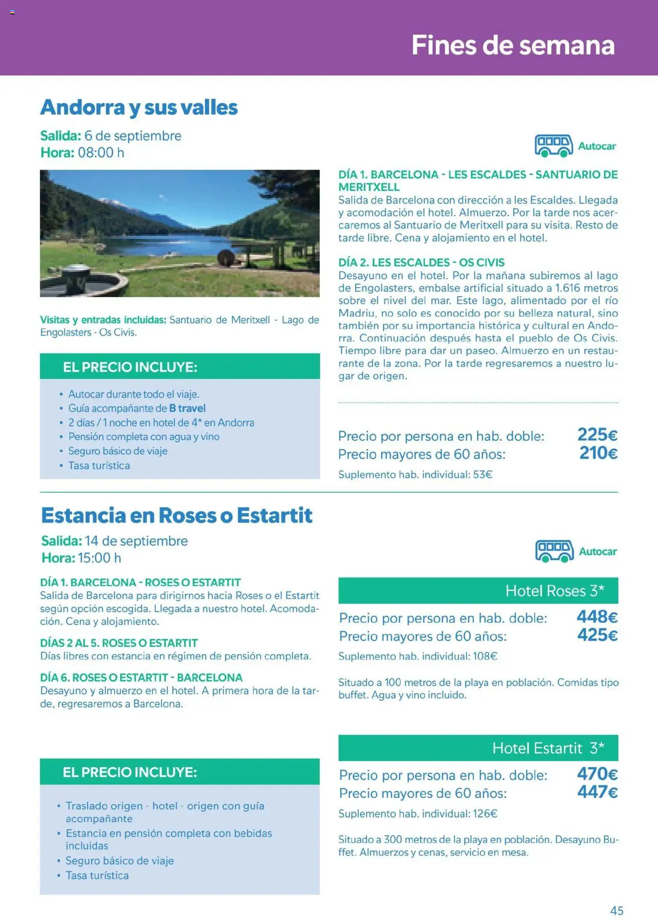 B the travel brand Viatges i Excursions │ válido desde el 01.05.2025 | Página: 45 | Productos: Vino