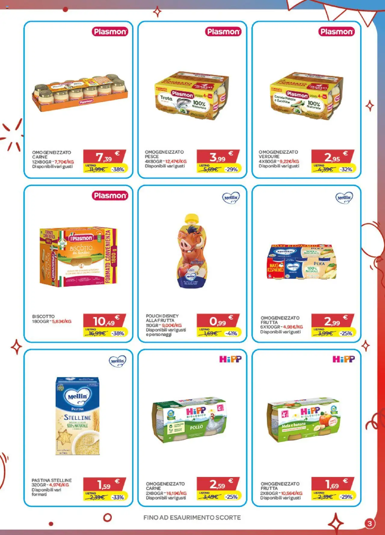 Volantino Bimbo store del 02.10.2025 | Pagina: 3 | Prodotti: Pollo, Patate, Carote, Pera