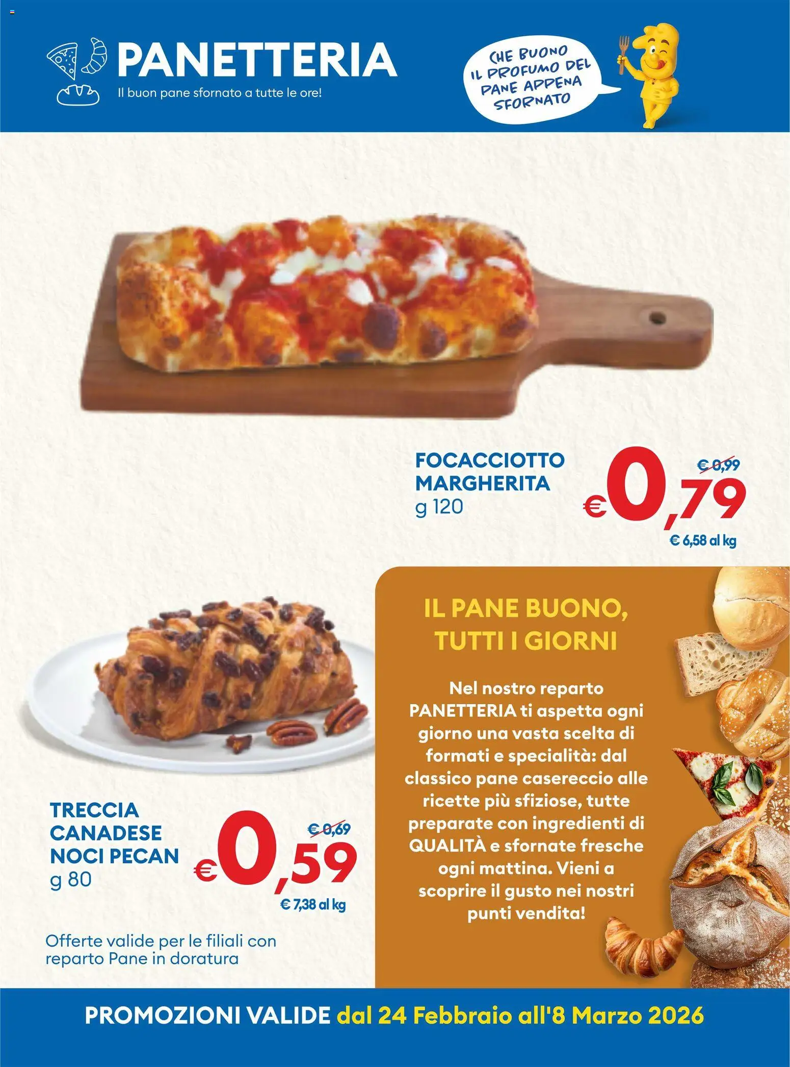 Volantino MD Discount del 24.02.2026 | Pagina: 19 | Prodotti: Pane, Noci, Profumo