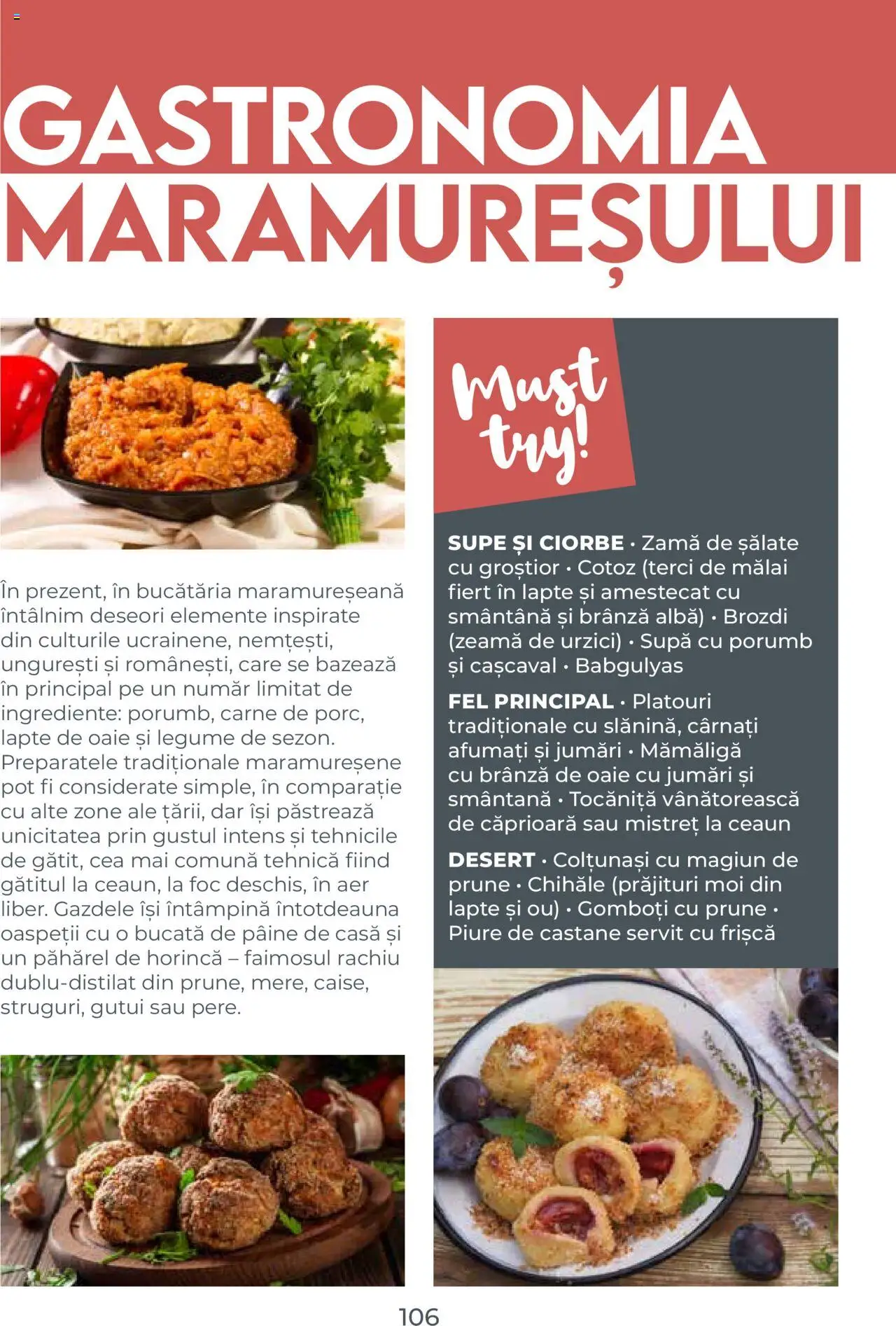 Metro catalog - Ghid de călătorie România – valabil de la 01.08.2025 | Pagină: 106 | Produse: Cașcaval, Brânză, Smântână, Porumb