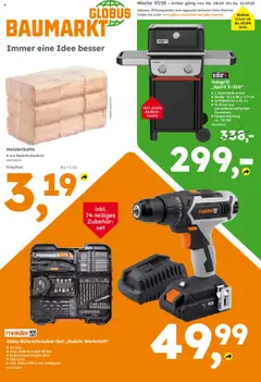 Globus Baumarkt Prospekt Hessen ab 08.09.2025 gültig