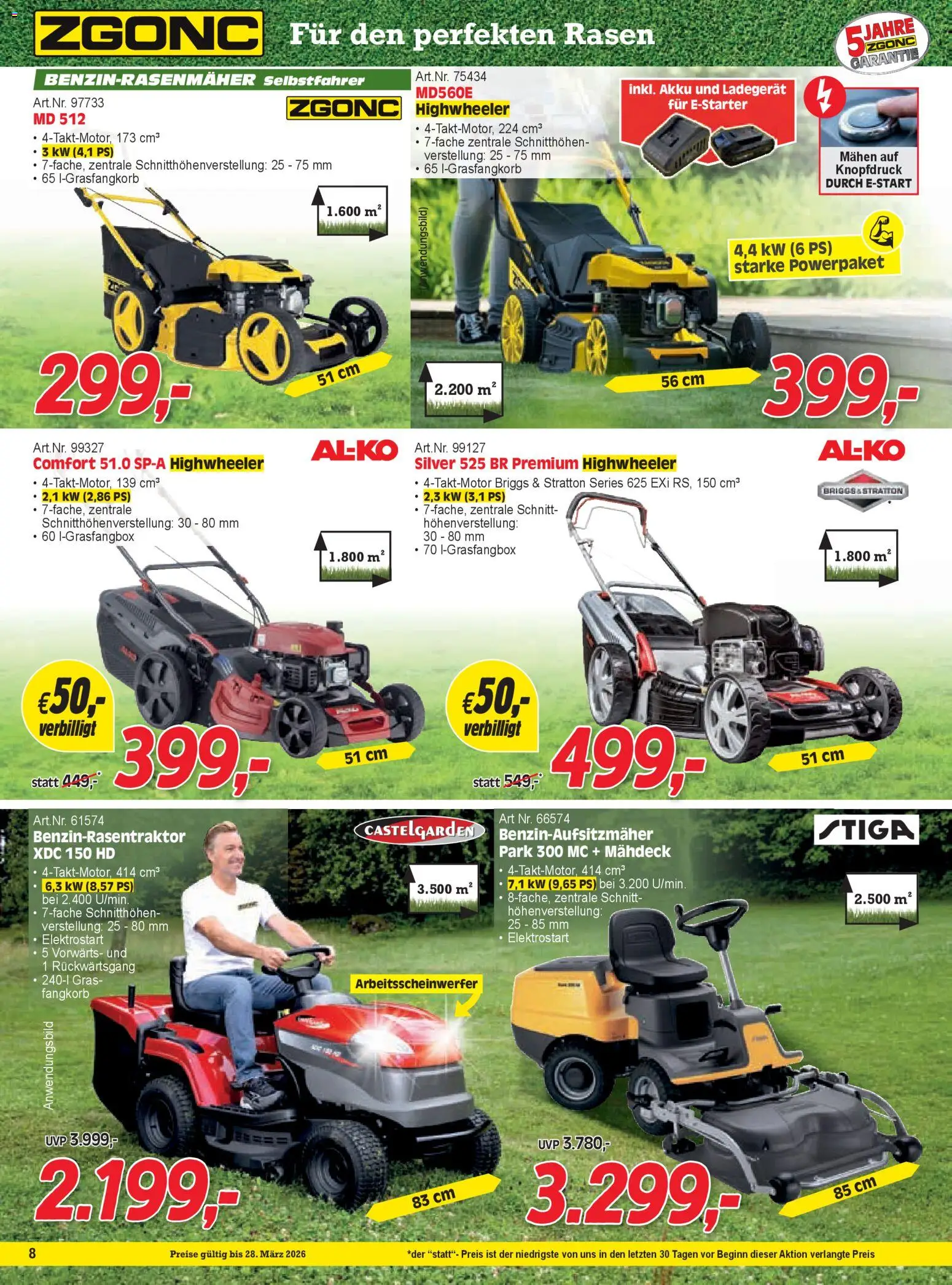 Zgonc Flugblatt März II 2026 gültig ab 01.02.2026 | Seite: 8