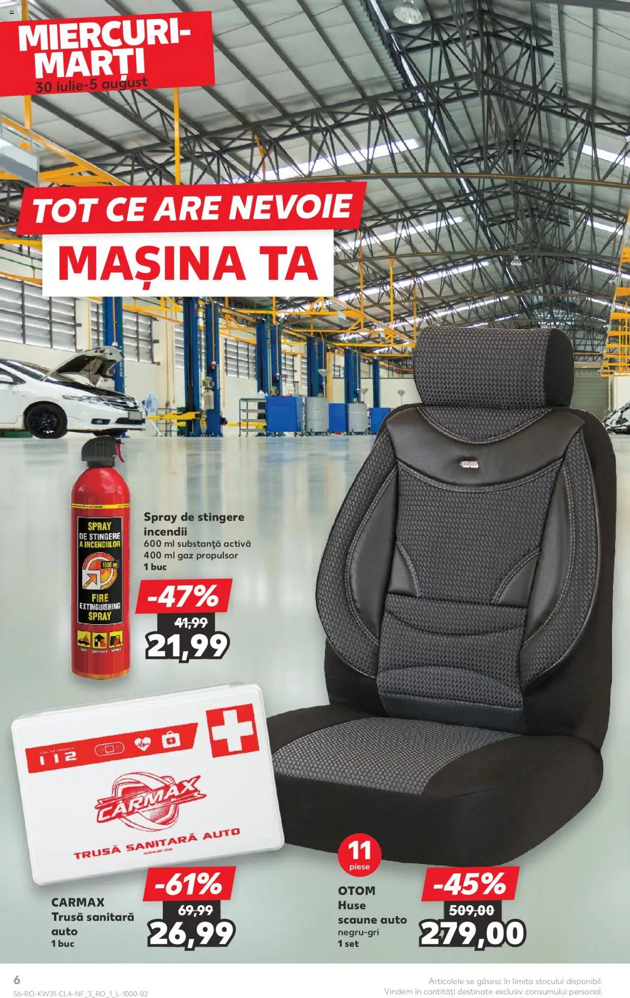 Kaufland RO akciós ujság - amely érvényes a következő dátumtól: 30.07.2025 | Oldal: 6