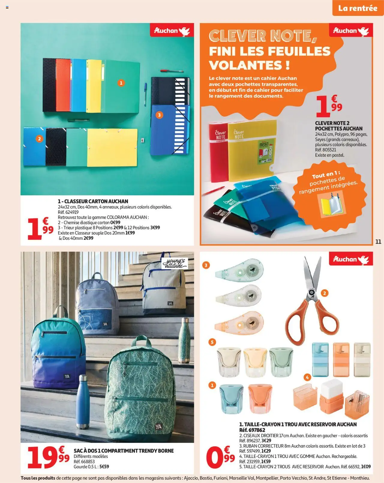  | Page: 11 | Produits: Sac, Gourde, Ciseaux, Chemise