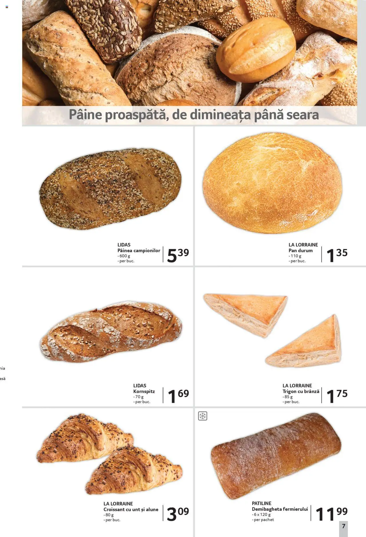 Catalog Selgros - Sibiu – valabil de la 08.08.2025 | Pagină: 7 | Produse: Alune, Unt, Brânză, Pâine