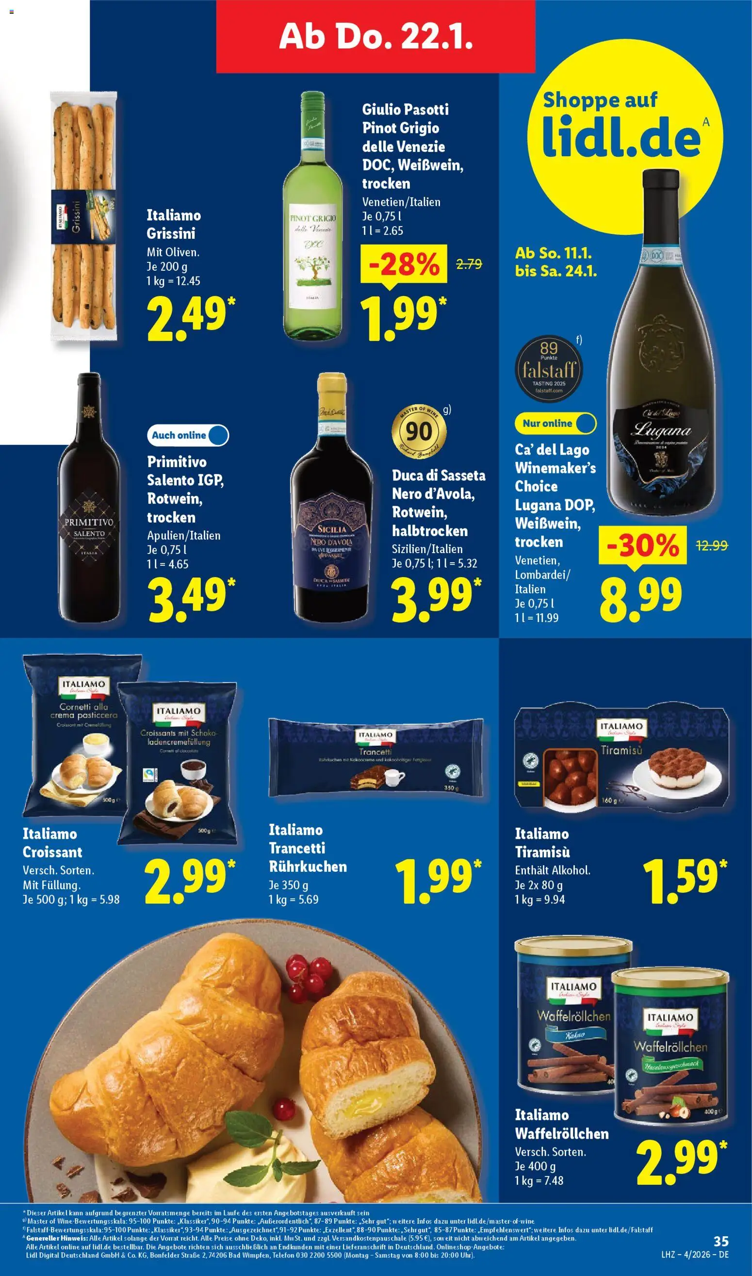 Lidl Prospekt Gladenbach – gültig ab 19.01.2026 | Seite: 49 | Produkte: Bad, Croissant, Telefon
