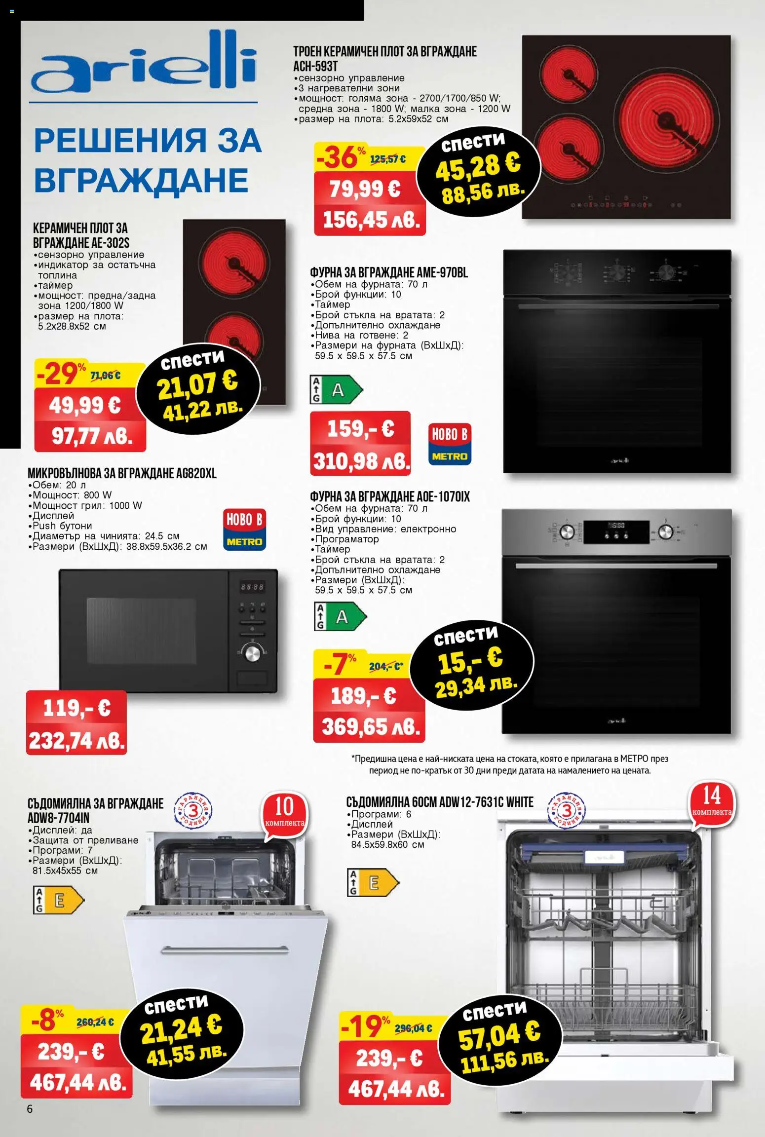 {H1} | Страница: 6 | Продукти: Съдомиялна, Грил, Фурната, Плот