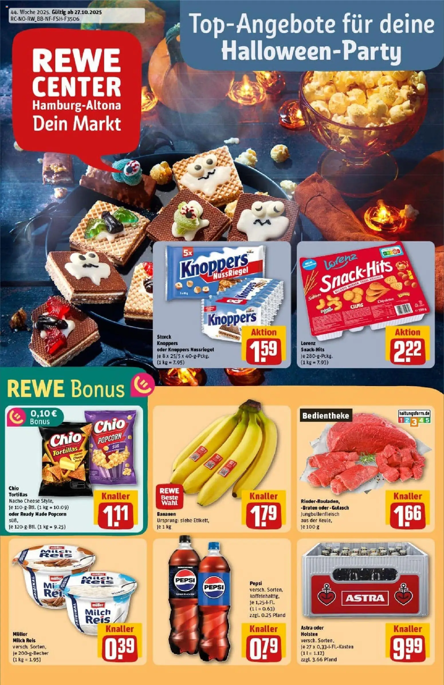 Rewe prospekt Hamburg 50 (Altona)	 – gültig ab 26.10.2025 | Seite: 1