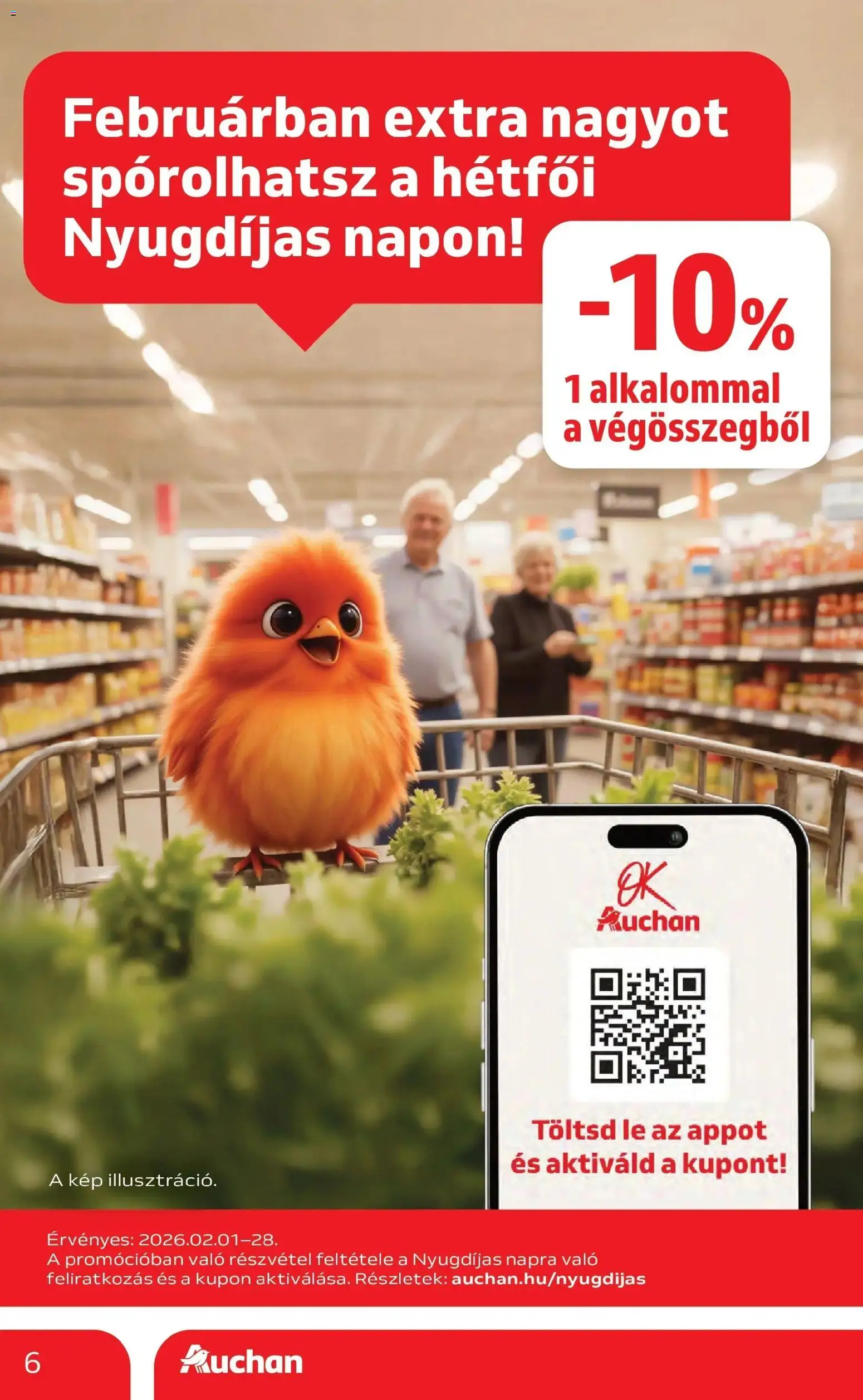 Auchan akciós ujság - amely érvényes a következő dátumtól: 29.01.2026 | Oldal: 6