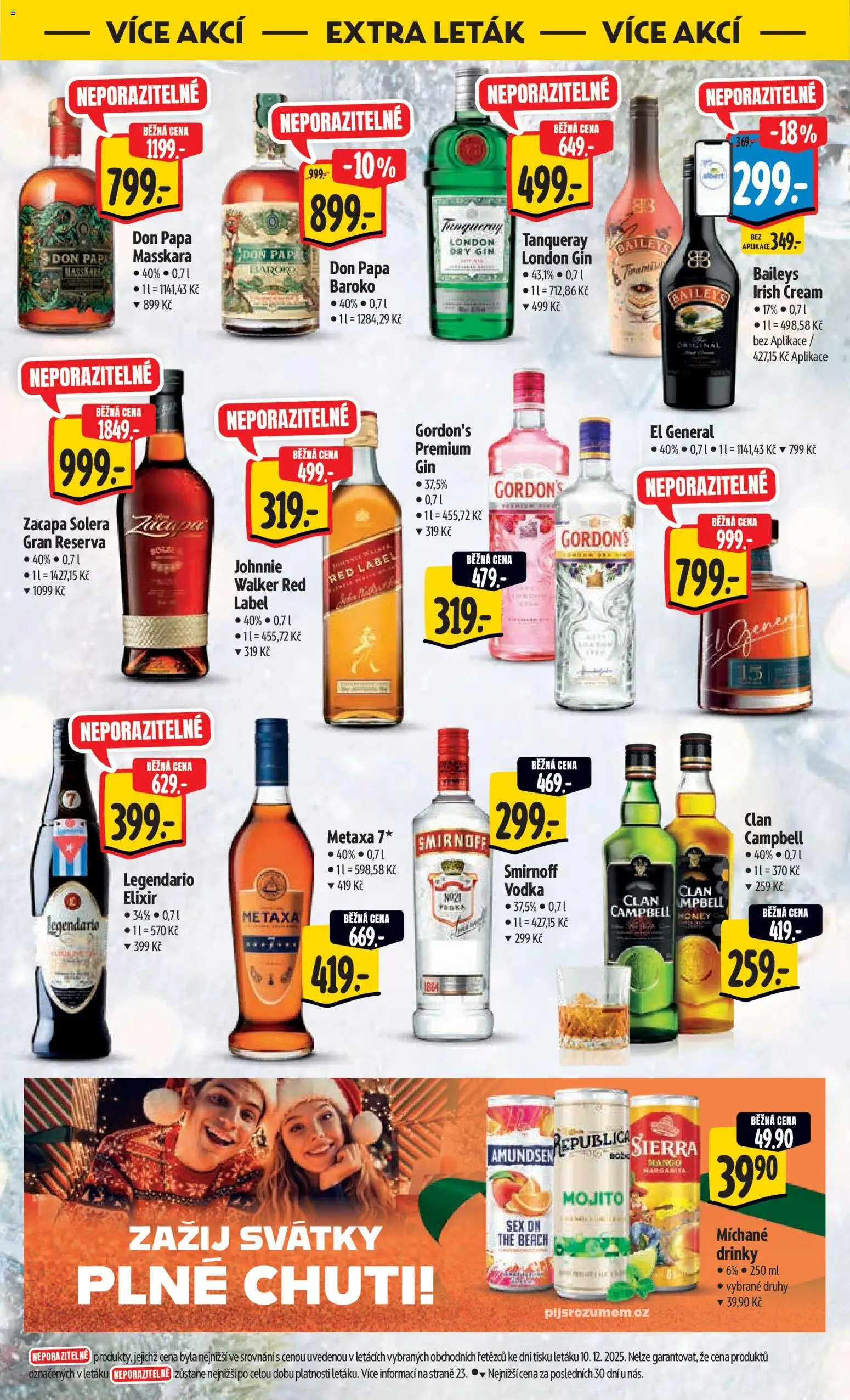 Albert leták - Hypermarket od 17.12.2025 | Strana: 46 | Produkty: Mango, Vodka, Mojito, Dry gin