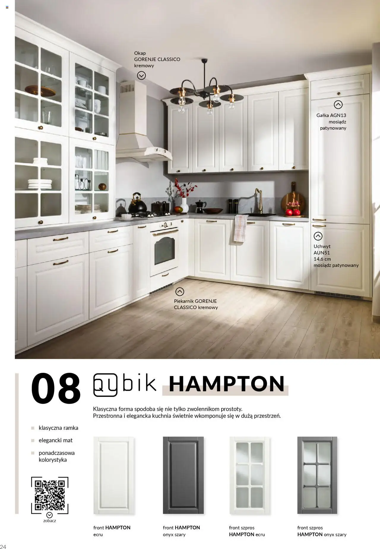 Salony Agata Gazetka - Kuchnie Qubik od 21.03.2025 | Strona: 24 | Produkty: Piekarnik, Okap, Ramka