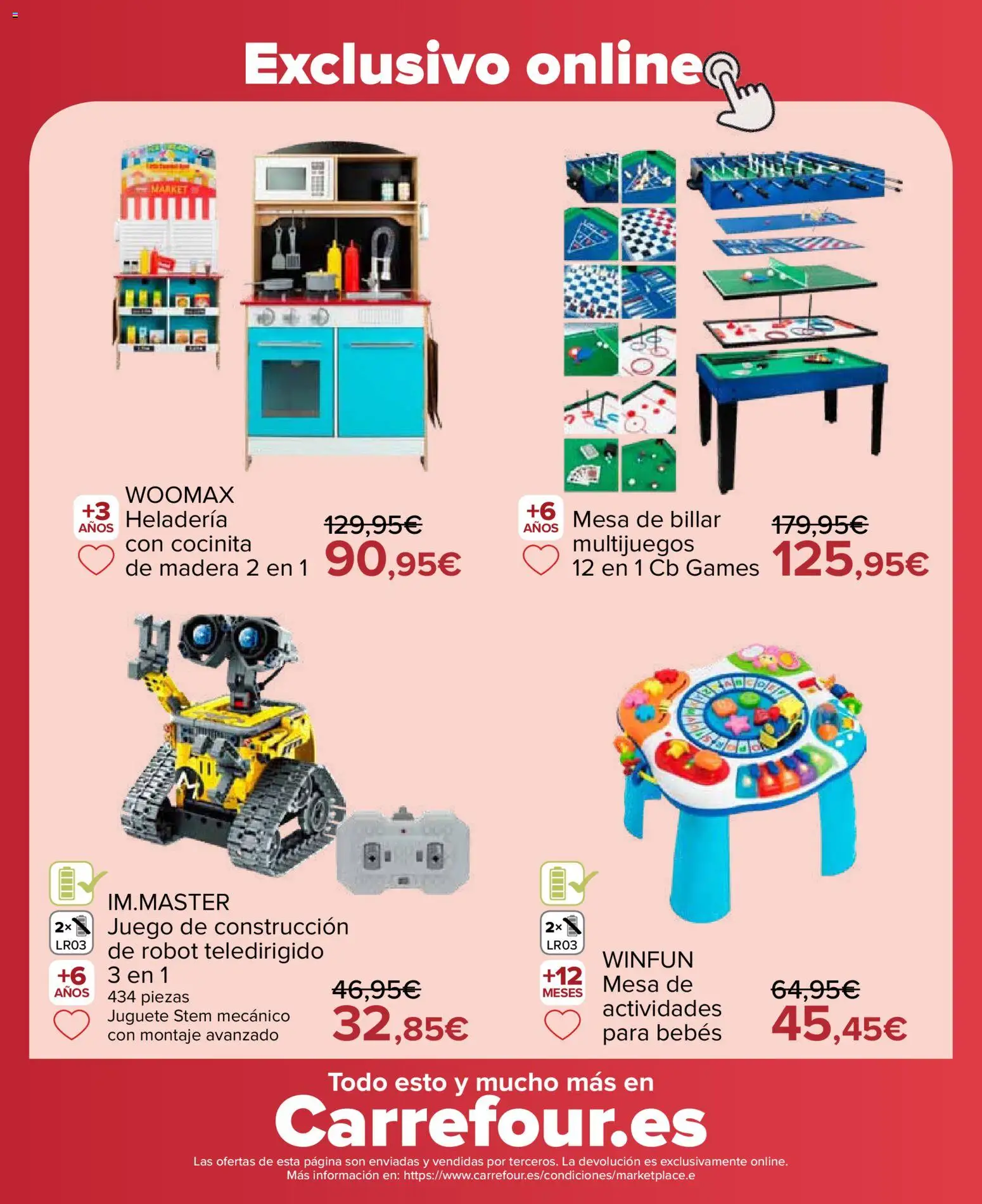 Carrefour Juguetes │ válido desde el 07.11.2025 | Página: 149 | Productos: Té, Robot, Mesa